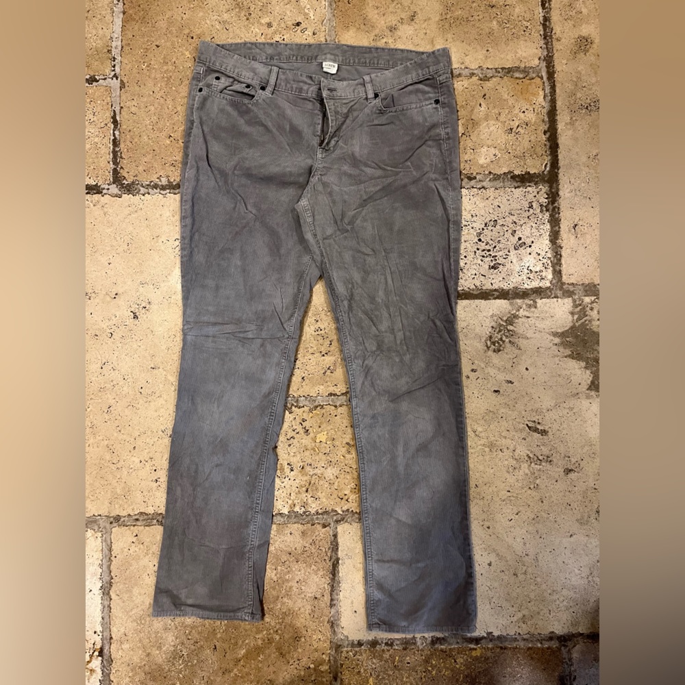 JCrew Gray Corduroy Pants